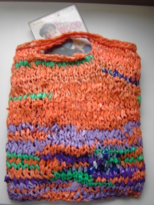 Knitting Strips of Plastic Bags